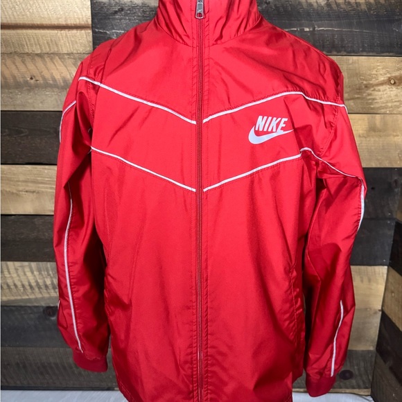 Nike Other - Nike Red and White Track Jacket